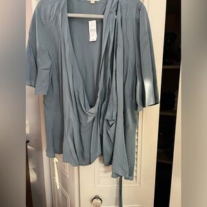 Loft women’s wrap around blouse XL
